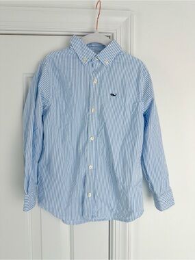 Vineyard Vines Boys Button-Down Performance Shirt size 5 VGUC